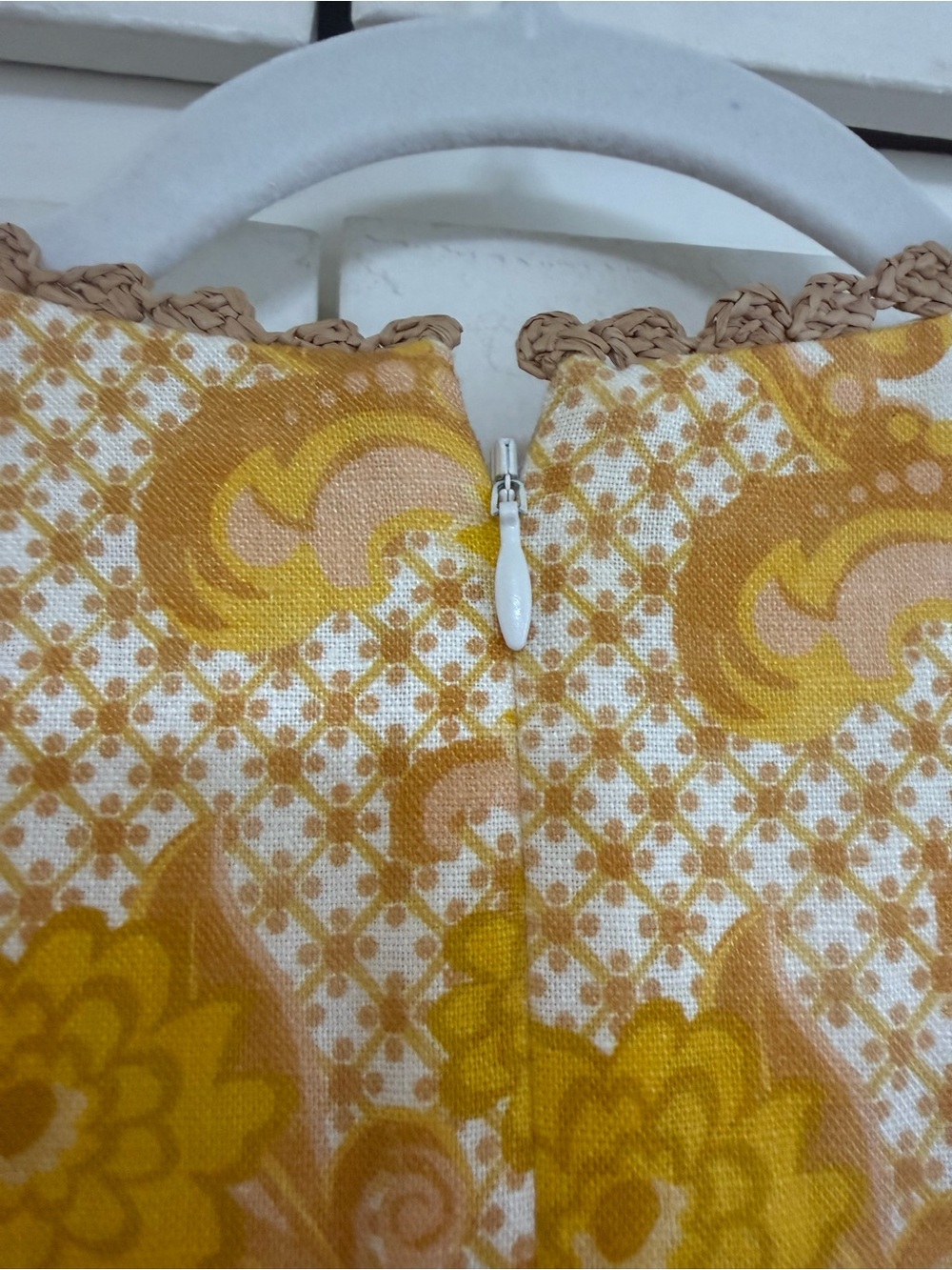 Zimmerman Postcard Mini Dress in Swirl Floral Yellow Sz 0 - Picture 7 of 14